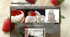Desktop Screenshot of creamchargersuk.co.uk