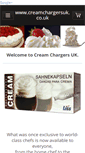 Mobile Screenshot of creamchargersuk.co.uk